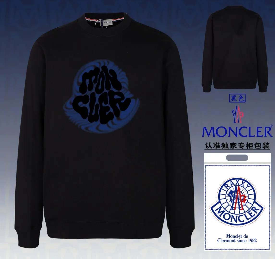 📦 📦 【 In Stock】 〖 𝐌𝐎𝐍𝐂𝐋𝐄𝐑~ 〗 440g ， 😎 ， ， Factory 2025 T ， ， Premium Breathable Same Style ：Black White Size：S M L XL 2XL
